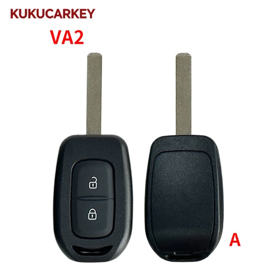 For Renault Logan Sandero Symbole Trafic Lodgy Dokker Dacia Duster ID4A PCF7961M Chip 2 Buttons Car Remote Control Key FCCID:CWTWE1G0003 Blade:VA2/HU136TE/VAC102/HU136/Left