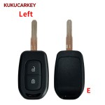 For Renault Logan Sandero Symbole Trafic Lodgy Dokker Dacia Duster ID4A PCF7961M Chip 2 Buttons Car Remote Control Key FCCID:CWTWE1G0003 Blade:VA2/HU136TE/VAC102/HU136/Left