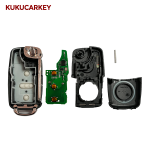 Remote Key For VW  Volkswagen Gplf Passat Tiguan Polo Jetta Beetle 2/3Buttons 433MHz ID48 Chip HU66Blade FCCID:7E0 837 202 AD/5K0 837 202 AD