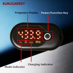 Frequency tester, supports 300MHz-900MHz, including 315MHz, 433MHz,868MHz, 902MHz and other frequencies.