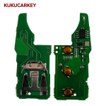 434MHz ASK Megamos AES MQB48 Chip 5K0 837 202 BH /5K0 837 202 DH For Volkswagen Beetle Caddy Caravelle Jetta Smart Remote Key Fob