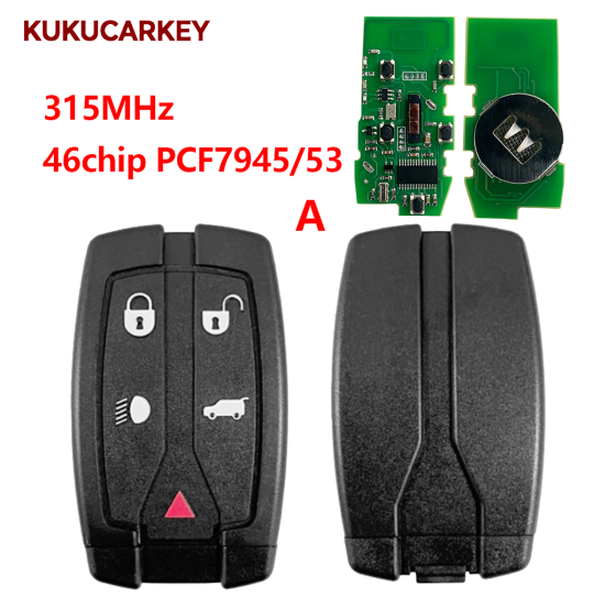For Land Rover Ranger Rover Sport LR2 Freelander 2 3 ID46  PCF7945/53 315/433MHz Car Remote Control Smart Key FCCID:NT8-TX9