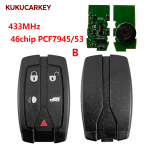 For Land Rover Ranger Rover Sport LR2 Freelander 2 3 ID46  PCF7945/53 315/433MHz Car Remote Control Smart Key FCCID:NT8-TX9