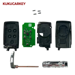 For Land Rover Velar Range Discovery 2017-2022 ID49 Chip 315/433MHz KOBJXF18A PEPSFOB Keyless Go Car Remote Key JLR:JK52-15K601-BG (JK52-15K601-xx) LEAR：5AVC13F08(Low-end version,No UWB，Key ID can be modified)