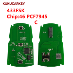 For BMW NO Keyless go  1 3 5 Series X5 X6 2006-2011 315LP/315/434/868/MHz ID46 chip PCF7945 FCC ID:KR55WK49127/KR55WK49123/KR55WK49186/KR55WK49661/KR55WK49863