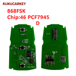 For BMW NO Keyless go  1 3 5 Series X5 X6 2006-2011 315LP/315/434/868/MHz ID46 chip PCF7945 FCC ID:KR55WK49127/KR55WK49123/KR55WK49186/KR55WK49661/KR55WK49863