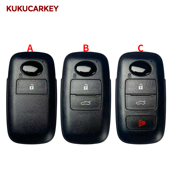 For Toyota Yaris Cross Raize Rocky  2/3/4 Buttons key shell