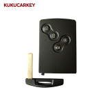 For 2009-2015 Renault Megane III Fluence Laguna III Scenic 2010 Smart Card Car Key 433MHz 46Chip PCF7952A Hands Free Keyless