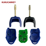 Ford Transit WM VM 2006-2014 4D63 Chip 433MHz FO21 Blade Blue/Black Car Remote Key P/N:6C1T-15K601-AG