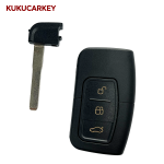 3Buttons Smart Remote Key FCCID:3M5T-15K601-DC/DB 4D63+/83Chip 433MHz For Ford Mondeo Focus C-Max Galaxy 2005+