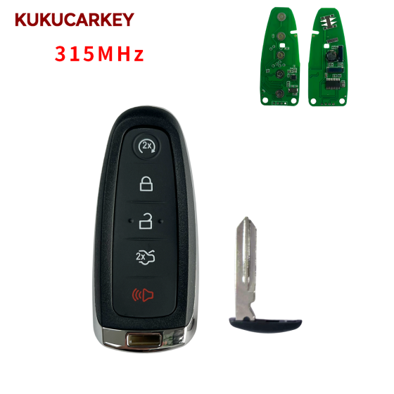 For Lincoln/For Ford Focus Taur Edge Escape Flex Focus Taurus 2011-2018 Remote Car Key ID46 chip 315/433mhz FCCID:M3N5WY8609  P/N:BT4T-15K601-Hx  Blade:FO38