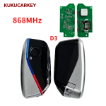 For BMW Transplant CAS4+ FEM 315MHz/434MHz/868MHz 4 Buttons Smart Key