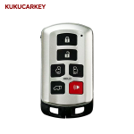 or Toyota Sienna 2011-2020 6Buttons Key Shell