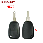 2 Buttons Remote Car Key Shell Cover Fob Case For Vauxhall/Opel Vivaro/ Renault Movano Trafic Renault Kangoo Blank Blade:NE73/VAC102
