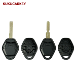 Replacement Car Remote Key Shell for BMW EWS 1/3/5/7 Series X3 X5 Z3 Z4 HU92/HU58 Blade Car Key Shell