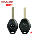Replacement Car Remote Key Shell for BMW EWS 1/3/5/7 Series X3 X5 Z3 Z4 HU92/HU58 Blade Car Key Shell