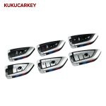 For BMW CAS4+FEM4 X1 X5 F15 X6 X5M X6M X7 F16 G30 5 7 Series G11 X1 F48 F39 F 2014+ 3/4Buttons Car Key  Shell
