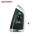 For BMW CAS4+FEM4 X1 X5 F15 X6 X5M X6M X7 F16 G30 5 7 Series G11 X1 F48 F39 F 2014+ 3/4Buttons Car Key  Shell