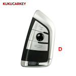 For BMW CAS4+FEM4 X1 X5 F15 X6 X5M X6M X7 F16 G30 5 7 Series G11 X1 F48 F39 F 2014+ 3/4Buttons Car Key  Shell