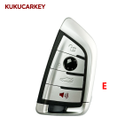 For BMW CAS4+FEM4 X1 X5 F15 X6 X5M X6M X7 F16 G30 5 7 Series G11 X1 F48 F39 F 2014+ 3/4Buttons Car Key  Shell
