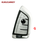 For BMW CAS4+FEM4 X1 X5 F15 X6 X5M X6M X7 F16 G30 5 7 Series G11 X1 F48 F39 F 2014+ 3/4Buttons Car Key  Shell