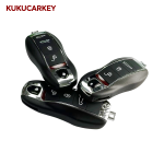For Porsche Panamera Macan Cayenne 718 911 Boxster 3+1/4+1With Red Car Finding Button Buttons ID49 PCF7953P 315/433/434MHz Smart Car KeyCar model 2010-2018 FCCID:KR55WK50138 Keyless Go