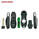 For Porsche Panamera Macan Cayenne 718 911 Boxster 3/4 Buttons ID49 PCF7953P 315/433/434MHz Smart Car KeyCar model 2010-2018 FCCID:KR55WK50138 Keyless Go