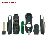 For Porsche Panamera Macan Cayenne 718 911 Boxster 3/4 Buttons ID49 PCF7953P 315/433/434MHz Smart Car KeyCar model 2010-2018 FCCID:KR55WK50138 Keyless Go