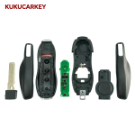 For Porsche Panamera Macan Cayenne 718 911 Boxster 3/4 Buttons ID49 PCF7953P 315/433/434MHz Smart Car KeyCar model 2010-2018 FCCID:KR55WK50138 Keyless Go
