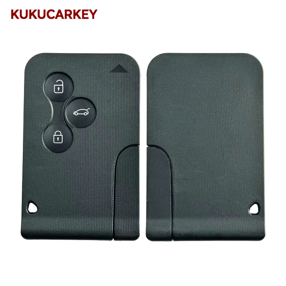 For Renault Megane II Scenic II Grand Scenic II Koleos 2003 - 2008 3 Buttons Remote Card Car Key Shell