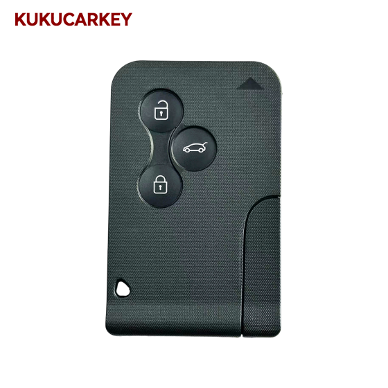 For Renault Megane II Scenic II Grand Scenic II Koleos 2003 - 2008 3 Buttons Remote Card Car Key Shell