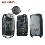 Flip Car Remote Key Shell 2ADPXFI5AM433TX For Fiat 500X Egea Tipo Crono Toro 2016 2017 2018 Blade:SIP22