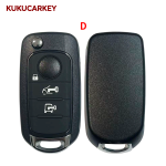Flip Car Remote Key Shell 2ADPXFI5AM433TX For Fiat 500X Egea Tipo Crono Toro 2016 2017 2018 Blade:SIP22