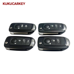Flip Car Remote Key Shell 2ADPXFI5AM433TX For Fiat 500X Egea Tipo Crono Toro 2016 2017 2018 Blade:SIP22