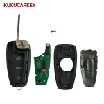 For Ford 3 Buttons TransitFlip Rem Fob 434MHz 49 Chip HITAG Pro Chip FCCID:GK2T-15K601-AA/AB/AC