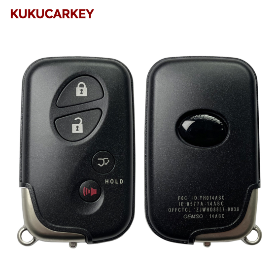 For Lexus 2010-2015 RX350 RX450 prox Smart Keyless entry remote key fob HYQ14ACX 314.35MHz FSK chip:4D P1:98 DST80