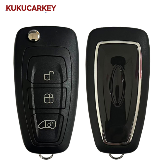 For Ford 3 Buttons TransitFlip Rem Fob 434MHz 49 Chip HITAG Pro Chip FCCID:GK2T-15K601-AA/AB/AC