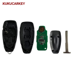 For Ford Kuga Fiesta Focus Grand C-Max 2011+ 433MHz ID49 Keyless Go FCCID:KR5876268 Smart Remote Car Key