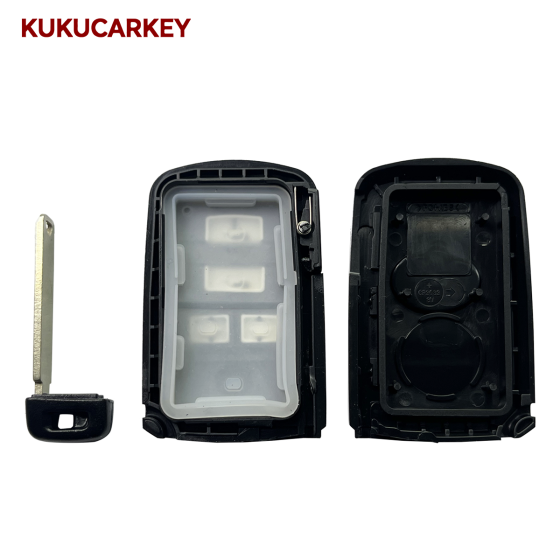 4 Button Smart Key Shell For Toyota Alphard Vellfire Esquire Sienta Noah Voxy car remote shell with blade
