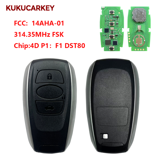For Subaru 2014 BRZ, l-egacy, 2014-, 2015 Impreza-XV 2015, Forester 2014- 14AHA-01 281451-5801 314.35MHz FSK chip:4D P1:F1 DST80