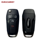 For Ford F150 F250 F350 F450 F550 2015-2020 Flip Keyless Entry Remote Car Key Fob 868MHZ PCF7945/HITAG PRO 49 Chip FCCID:N5F-A08TDA