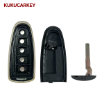 Remote Smart Car Key Shell For Ford Edge Escape Explore Flex Taurus 2011-2015 Keyless Go Blade:HU101/FO38