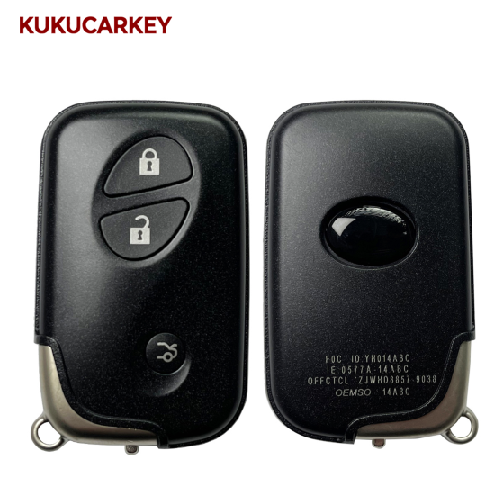 For Lexus LS / GS/ IS 3Buttons Smart key Fob 271451-0310 312.15MHz FSK chip:4D  P1:94 DST40