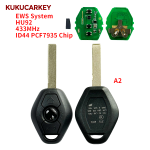 Remote Car Key For BMW EWS 1 3 5 7 Series Smart Remote Control 315MHz/433MHz ID44 PCF7935 Chip HU92/HU58 Blade and Auto Circuit Board