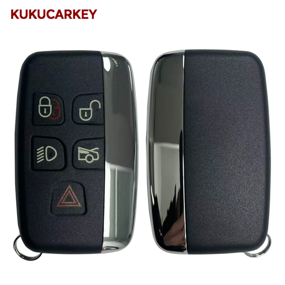 Car key shell 5buttons for Jaguar XJ XF XE JF Sport Evoque Vogue KOBJTF10A remote key case blank Uncut