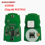 For BMW  Keyless Go  CAS3 3 5 Series X5 X6, Smart Remote Car Key Fob 3 Buttons- 315ASK/315FSK/434FSK/868MHz PCF7953 FCCID:KR55WK49147