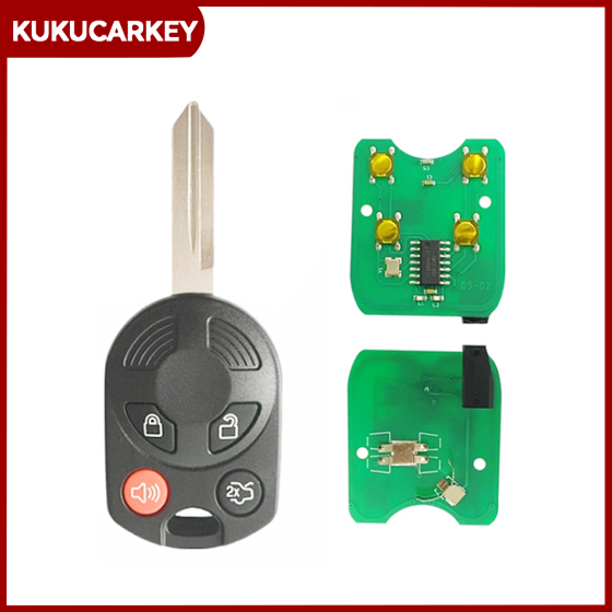 For Ford Mercury Lincoln (3 + 1) buttons - 315 MHz 4D63 80BIT Part 8G1T-19H316-A, 164-R7013 Fcc# CWTWB1U722F