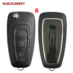 For Ford Mondeo Focus C-Max Grand Galaxy S-Max BT-50 2010-2016 2/3Buttons 5WK49986 5WK50165 5WK50166 5WK50168 5WK50169 Flip Remote Car Key Fob 433MHz 4D63+ 4D83chip