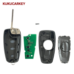 For Ford Mondeo Focus C-Max Grand Galaxy S-Max BT-50 2010-2016 2/3Buttons 5WK49986 5WK50165 5WK50166 5WK50168 5WK50169 Flip Remote Car Key Fob 433MHz 4D63+ 4D83chip