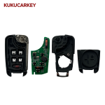 For Chevrolet Cruze Equinox Spark 2/3/4/5Buttons HU100 Remote Car Key Fob 433MHz ID46 NCF295X Keyless go FCCID:OHT01060512